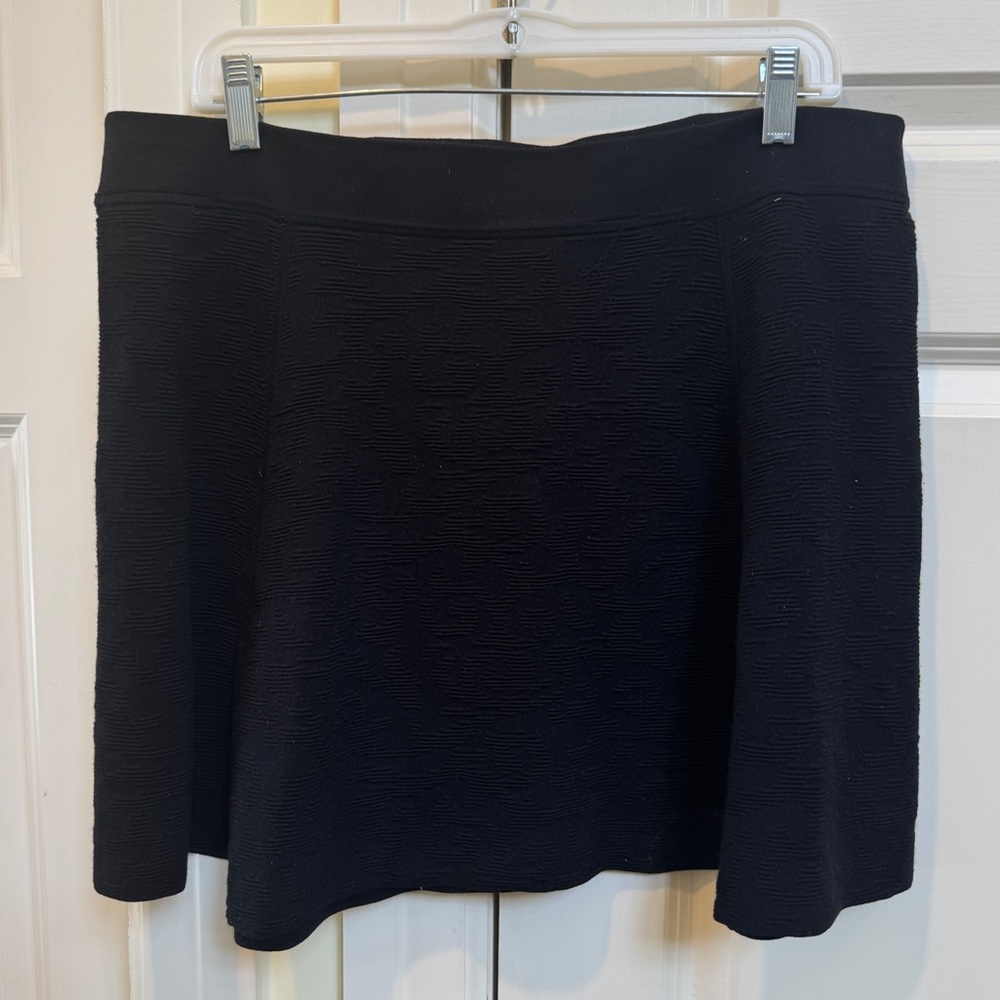Theory Black Mini Skirt
